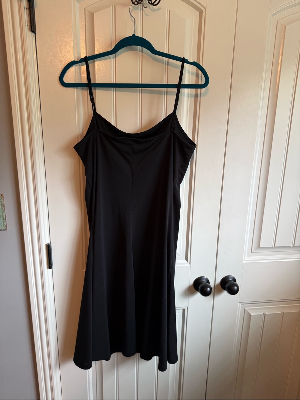 Isaac Mizrahi for Target Vintage Black Slip Dress with Spaghetti Straps